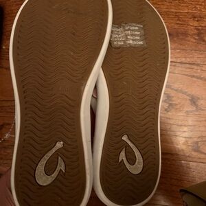 White flip-flops